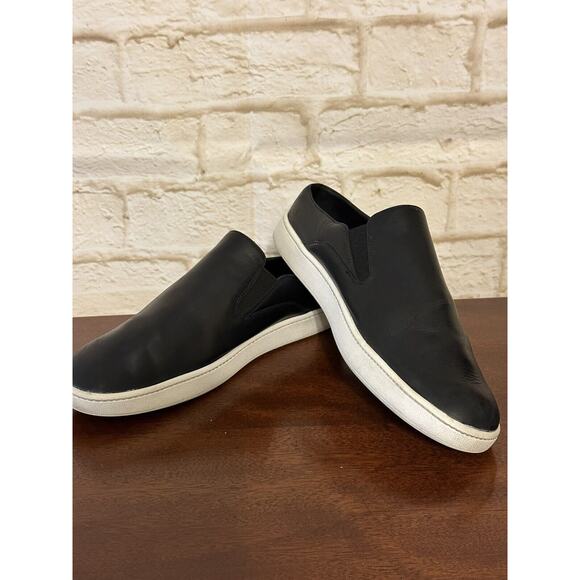 Vince Women's Black Leather Casual Slip-On Shoes Size 8M - Picture 7 of 16